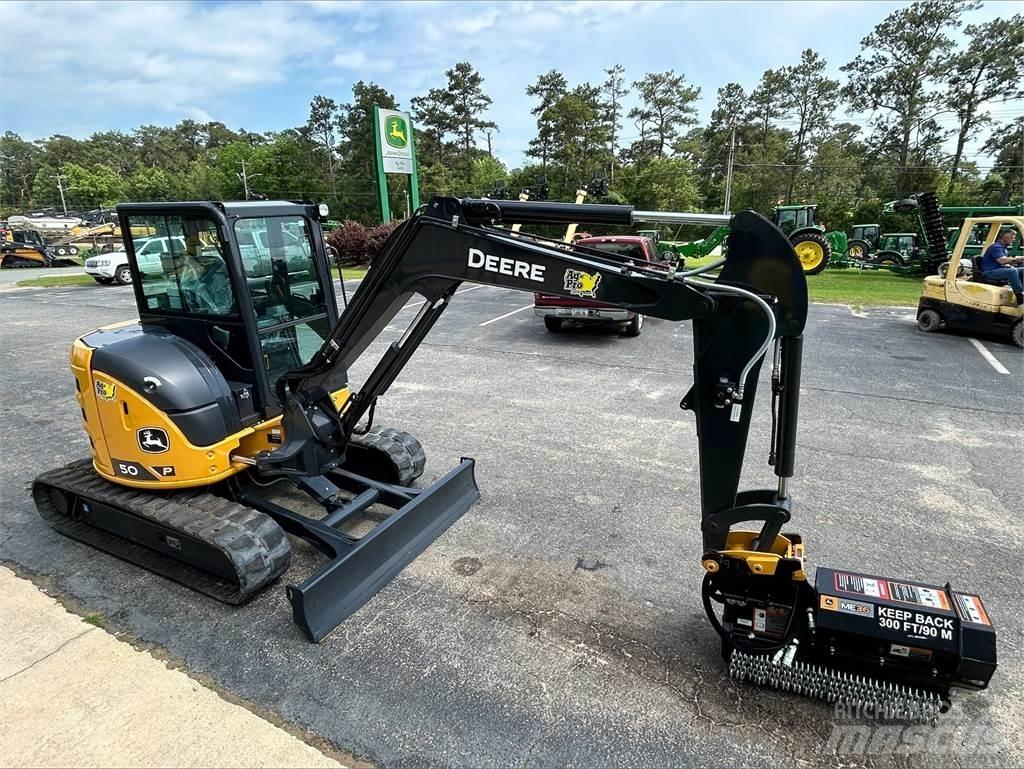 John Deere 50 P Mini ekskavatoriai < 7 t