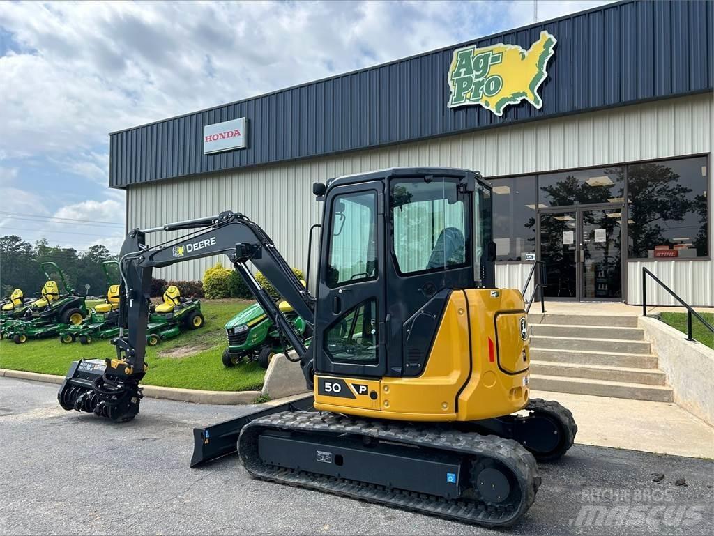 John Deere 50 P Mini ekskavatoriai < 7 t