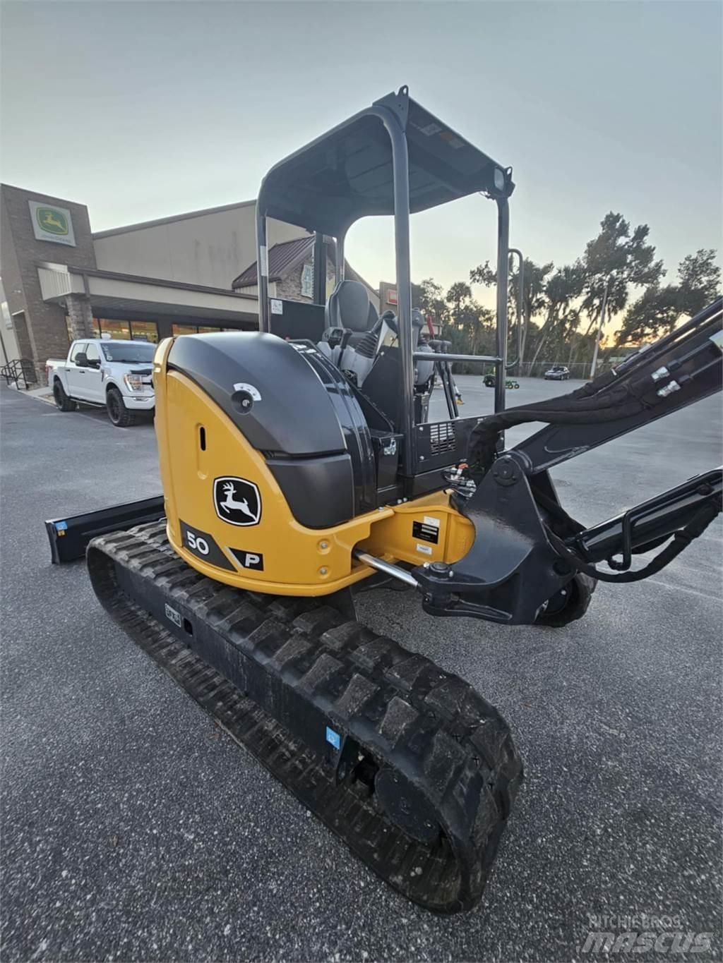 John Deere 50 P Mini ekskavatoriai < 7 t