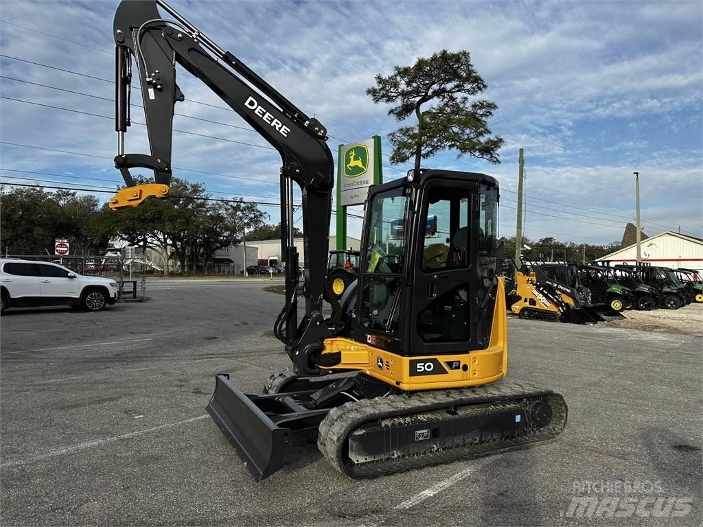 John Deere 50 P Mini ekskavatoriai < 7 t