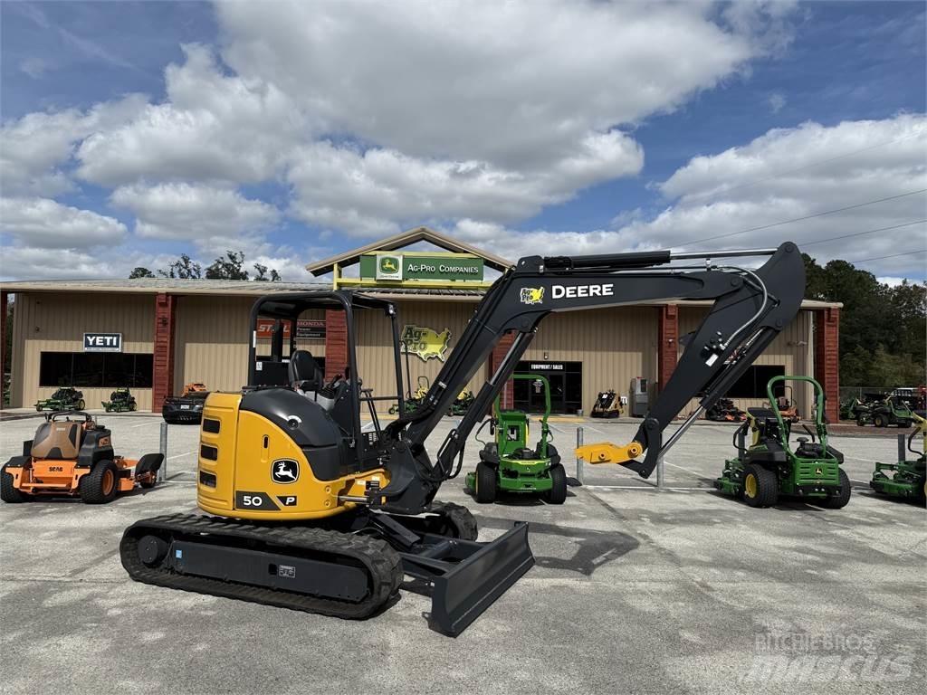 John Deere 50 P Mini ekskavatoriai < 7 t