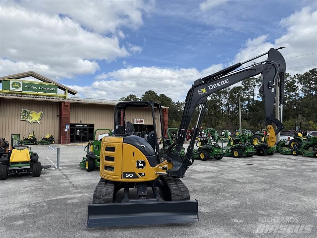 John Deere 50 P Mini ekskavatoriai < 7 t