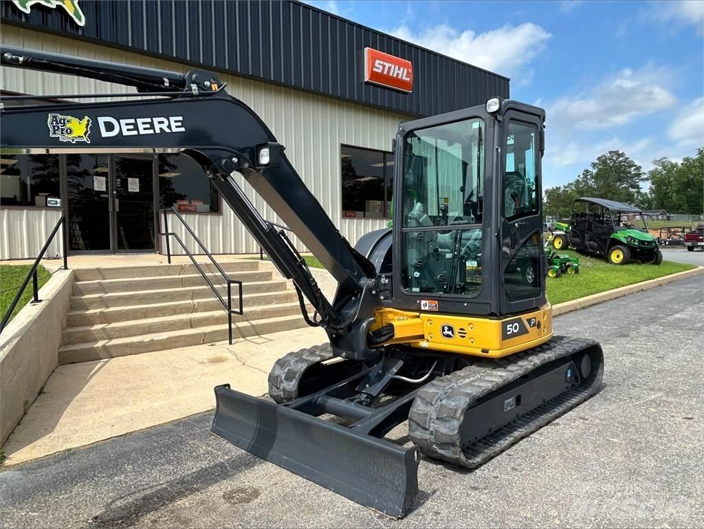 John Deere 50 P Mini ekskavatoriai < 7 t