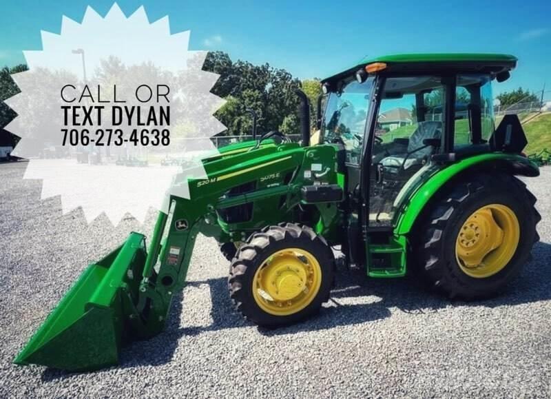 John Deere 5075E Traktoriai