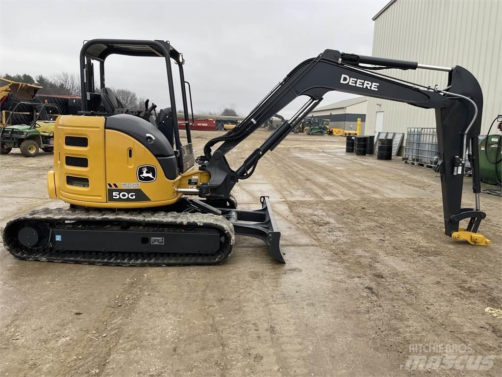 John Deere 50G Mini ekskavatoriai < 7 t