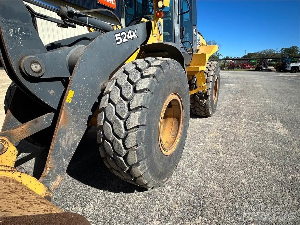 John Deere 524K Naudoti ratiniai krautuvai