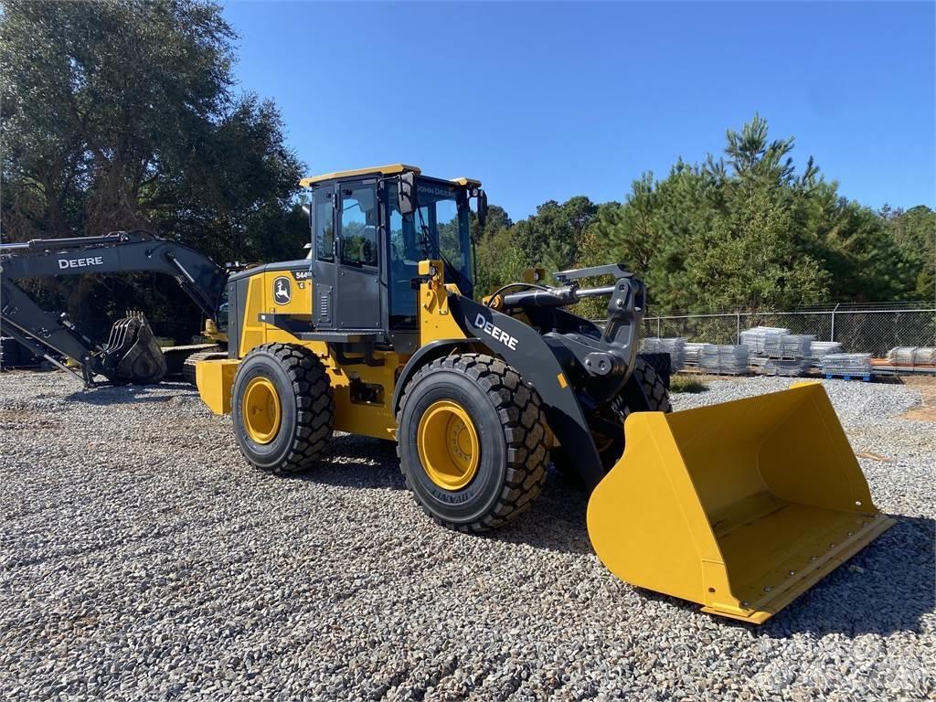 John Deere 544 G Naudoti ratiniai krautuvai