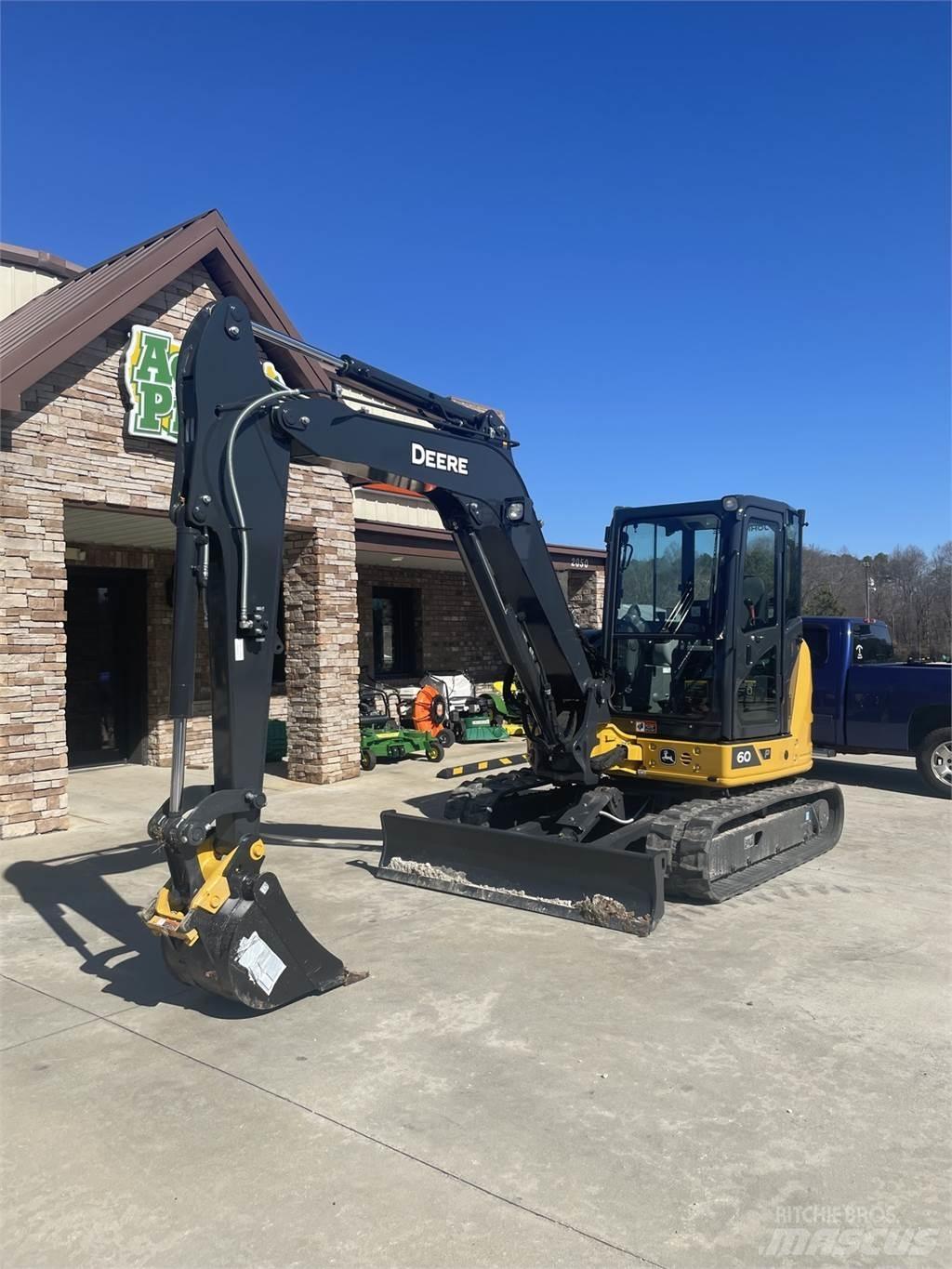 John Deere 60 P Mini ekskavatoriai < 7 t