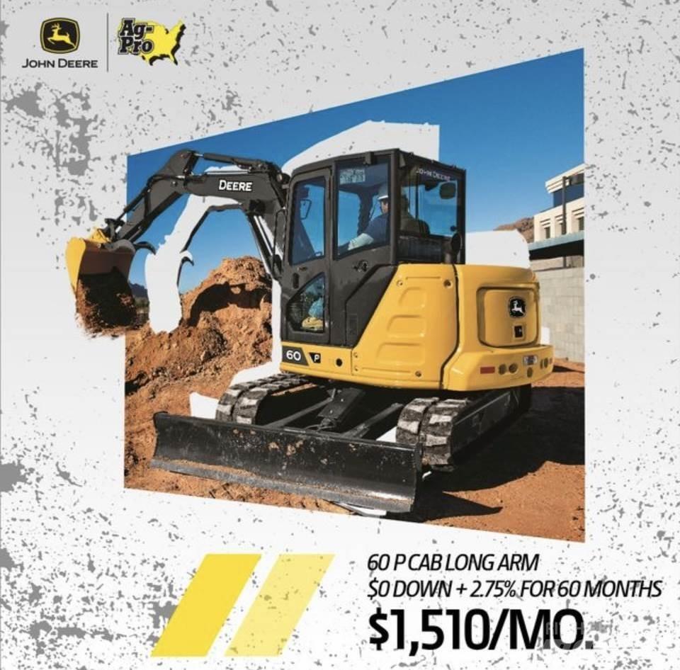 John Deere 60 P Mini ekskavatoriai < 7 t