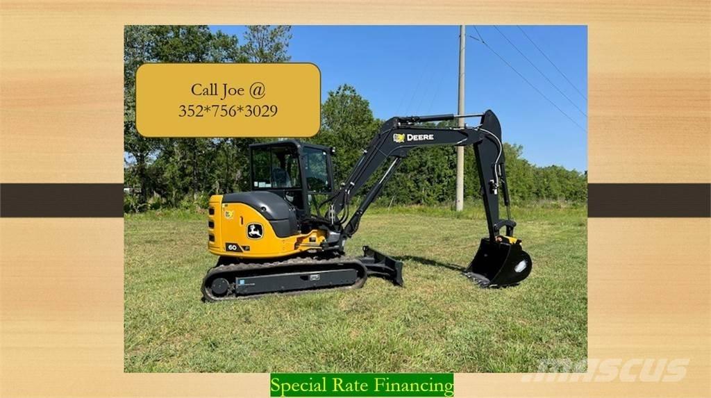 John Deere 60 P Mini ekskavatoriai < 7 t