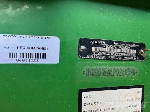 John Deere 600R Prikabinami purkštuvai