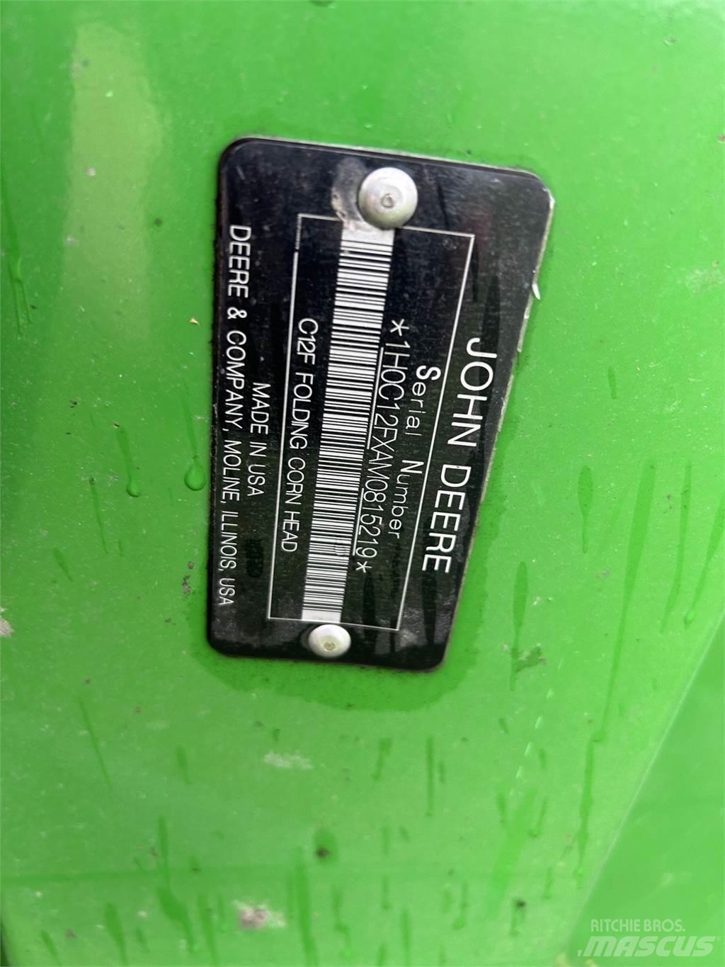 John Deere C12F Derliaus nuėmimo kombainų priedai