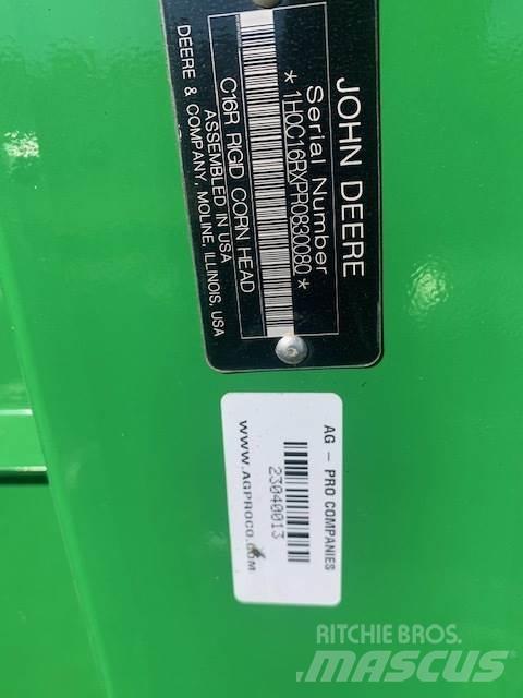 John Deere C16R Derliaus nuėmimo kombainų priedai