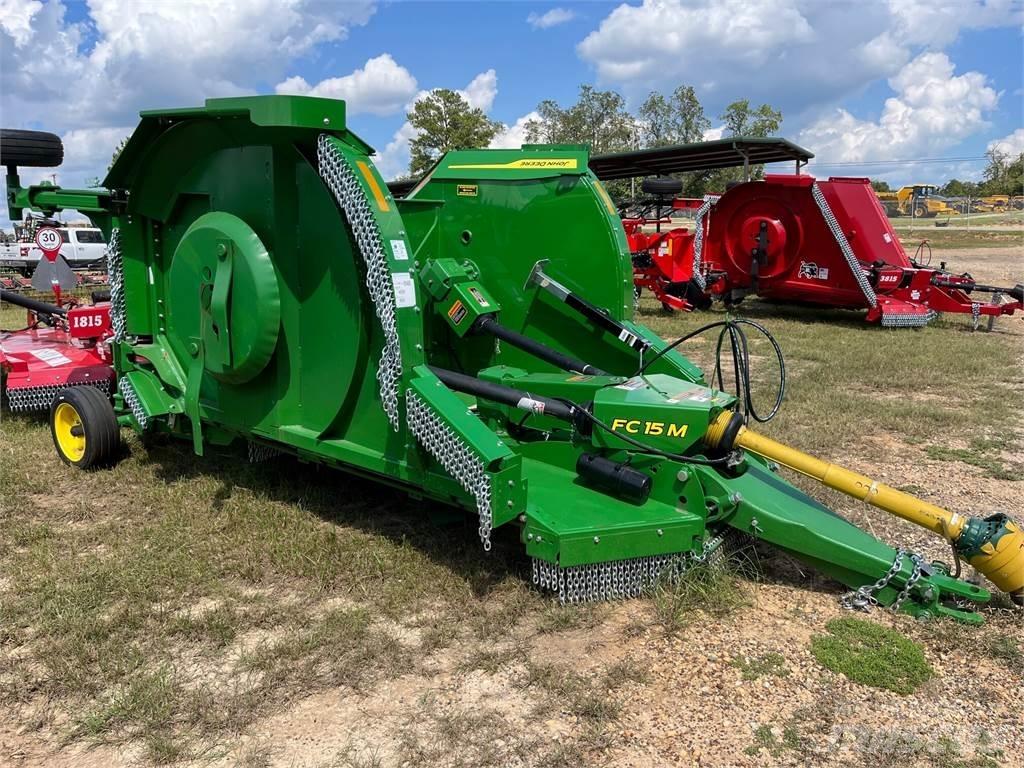 John Deere FC15M Ryšulių smulkinimo, pjaustymo ir išvyniojimo įrenginiai