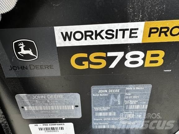John Deere GS78B Griebtuvai