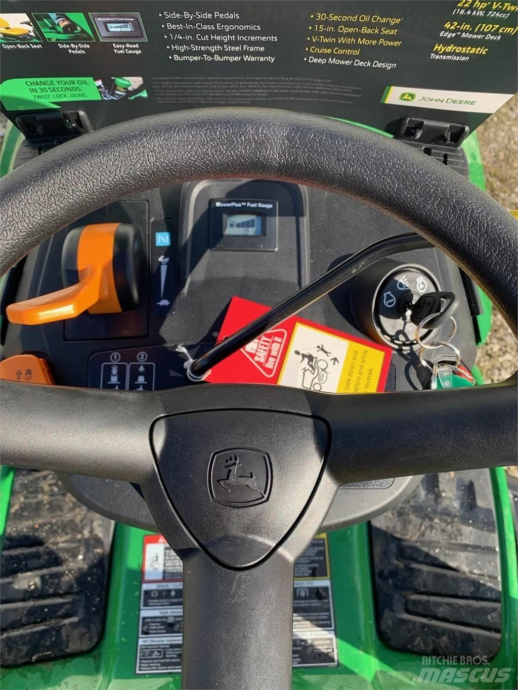 John Deere S120 Sodo traktoriukai-vejapjovės