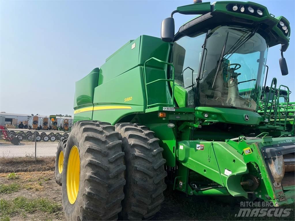 John Deere S680 Derliaus nuėmimo kombainai