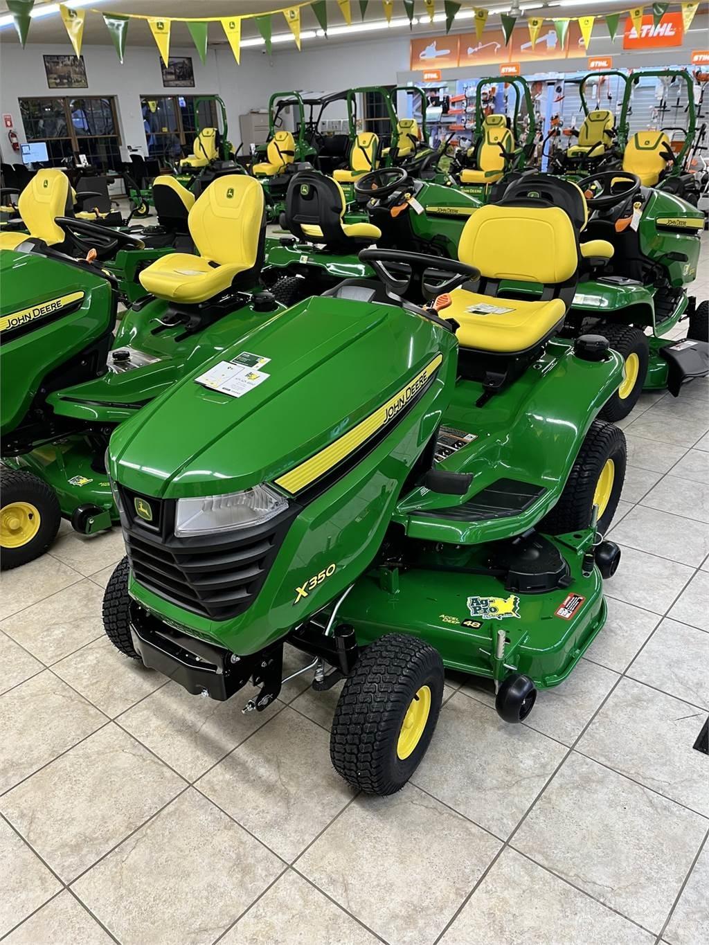 John Deere X350 Naudoti kompaktiški traktoriai