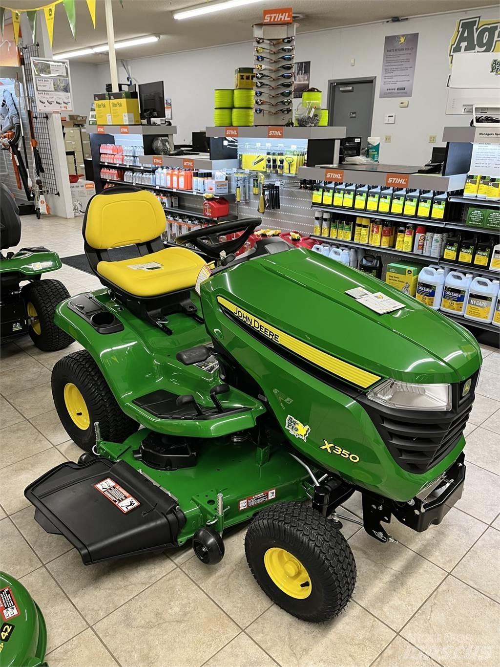 John Deere X350 Naudoti kompaktiški traktoriai