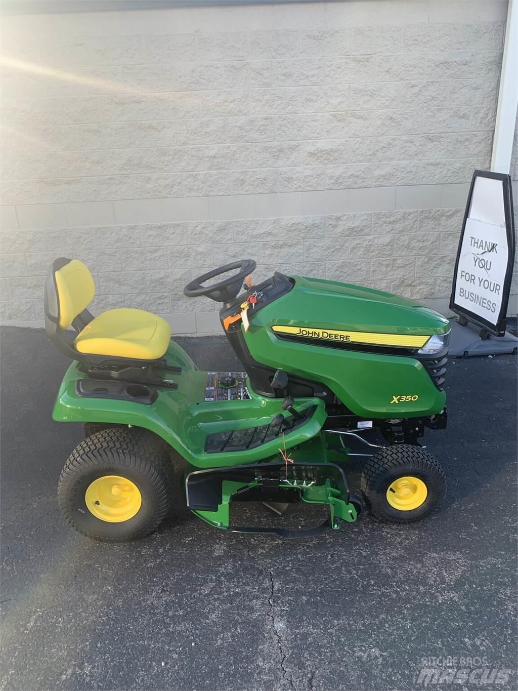 John Deere X350 Naudoti kompaktiški traktoriai