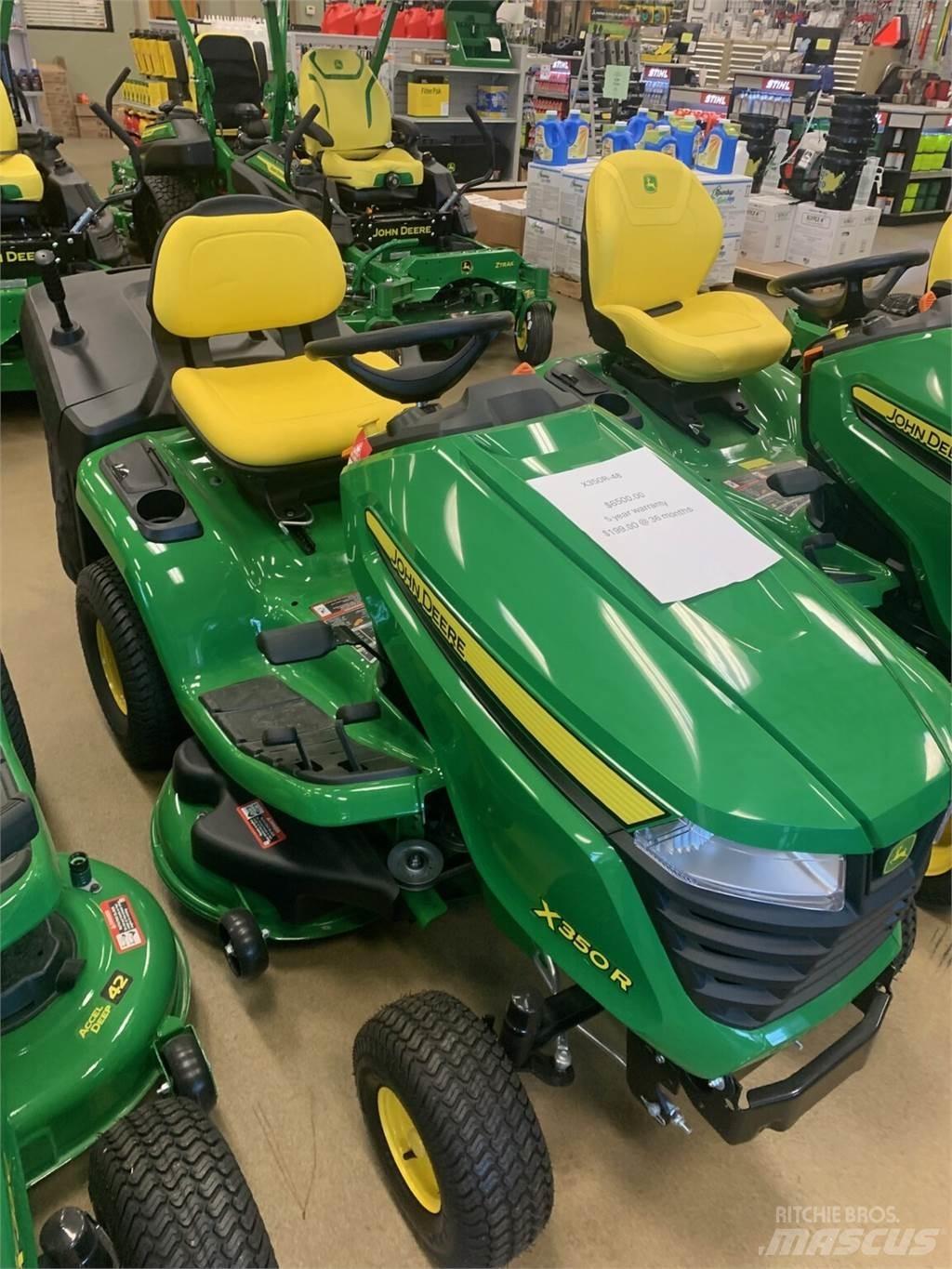 John Deere X350 Naudoti kompaktiški traktoriai