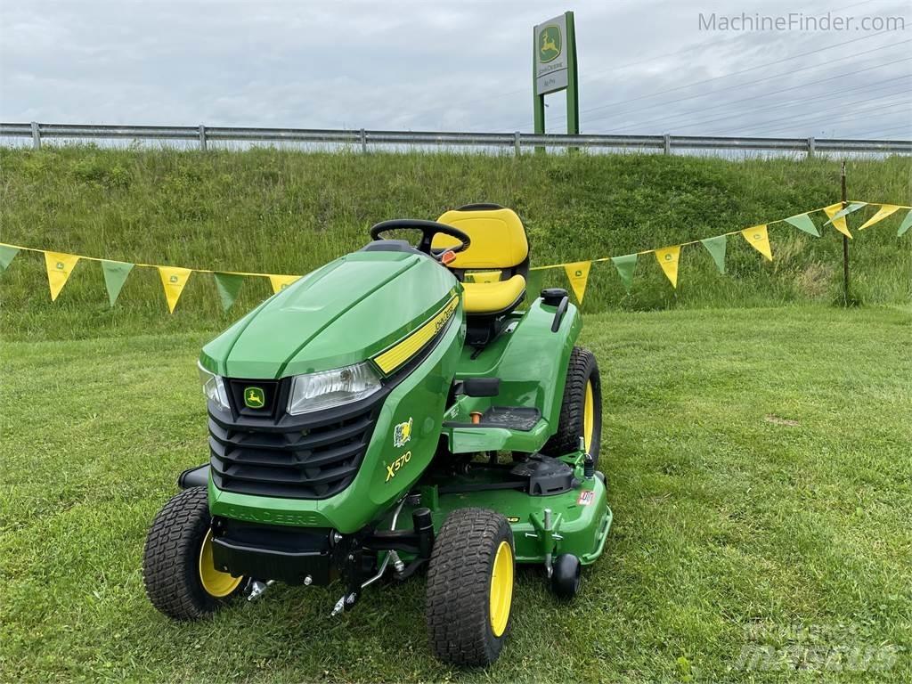 John Deere x570 Naudoti kompaktiški traktoriai