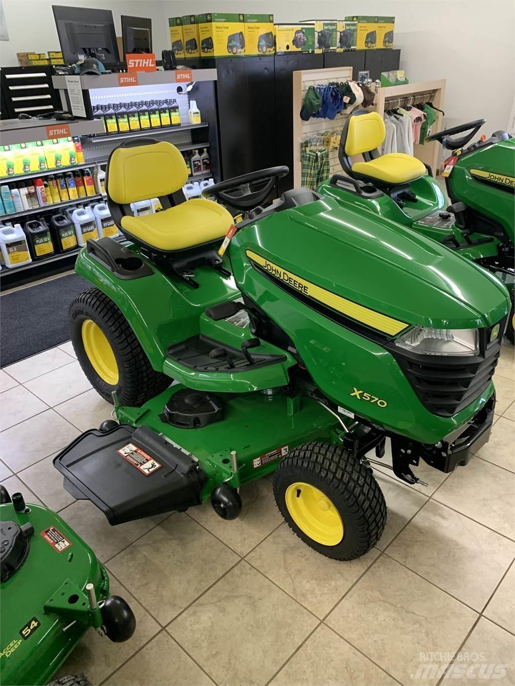 John Deere X570 Naudoti kompaktiški traktoriai