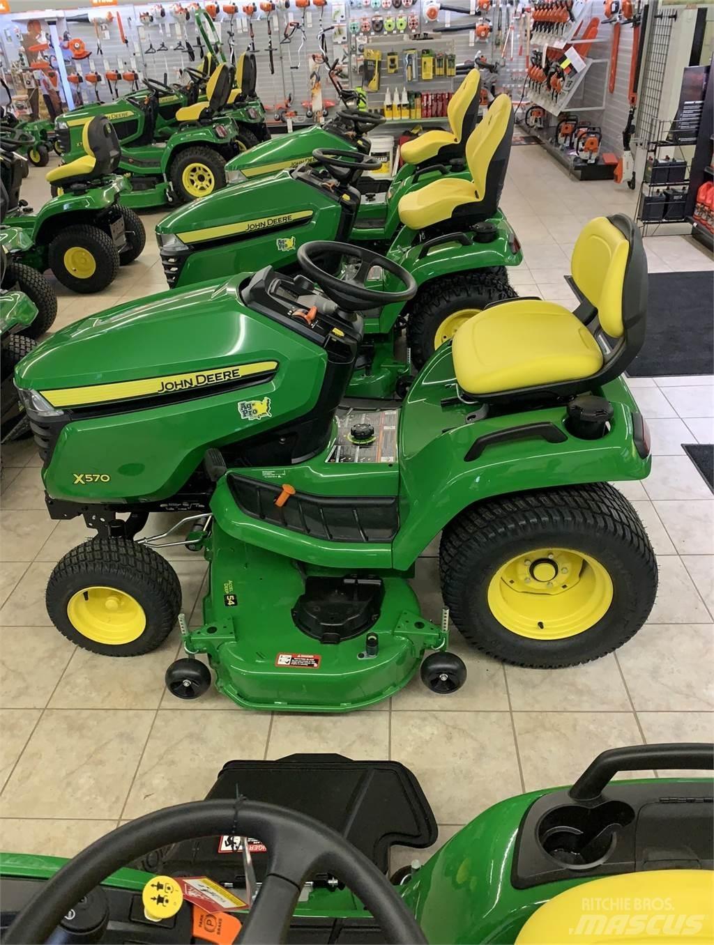 John Deere X570 Naudoti kompaktiški traktoriai