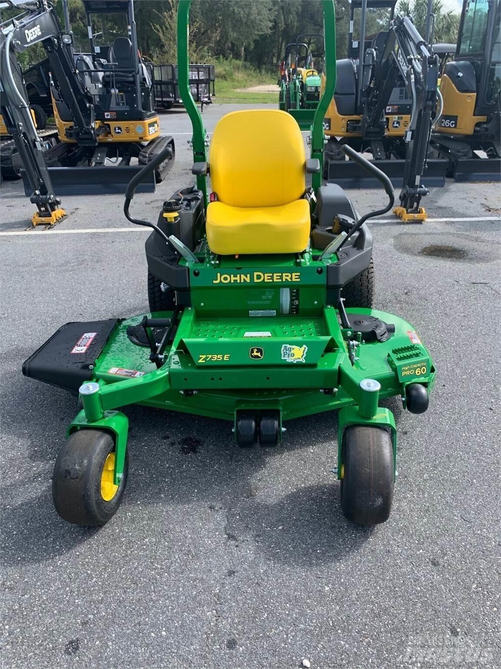 John Deere Z735E Žoliapjovės su lankstiniu vairavimo mechanizmu
