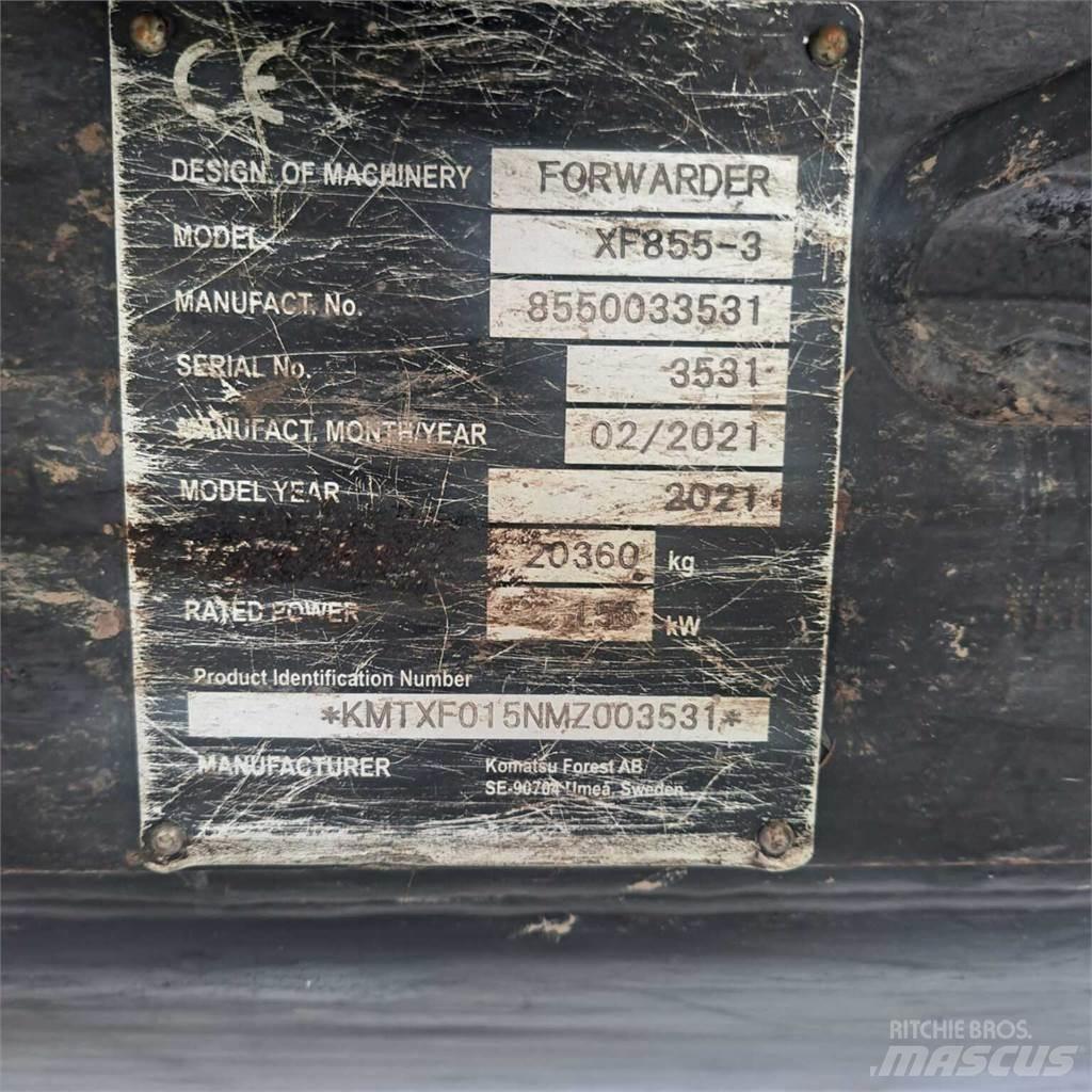 Komatsu 855 Naudoti miškovežiai (Forvarderiai)