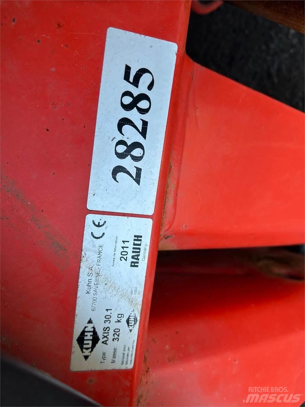 Kuhn Axis 30.1 Mineralinių trąšų barstytuvai