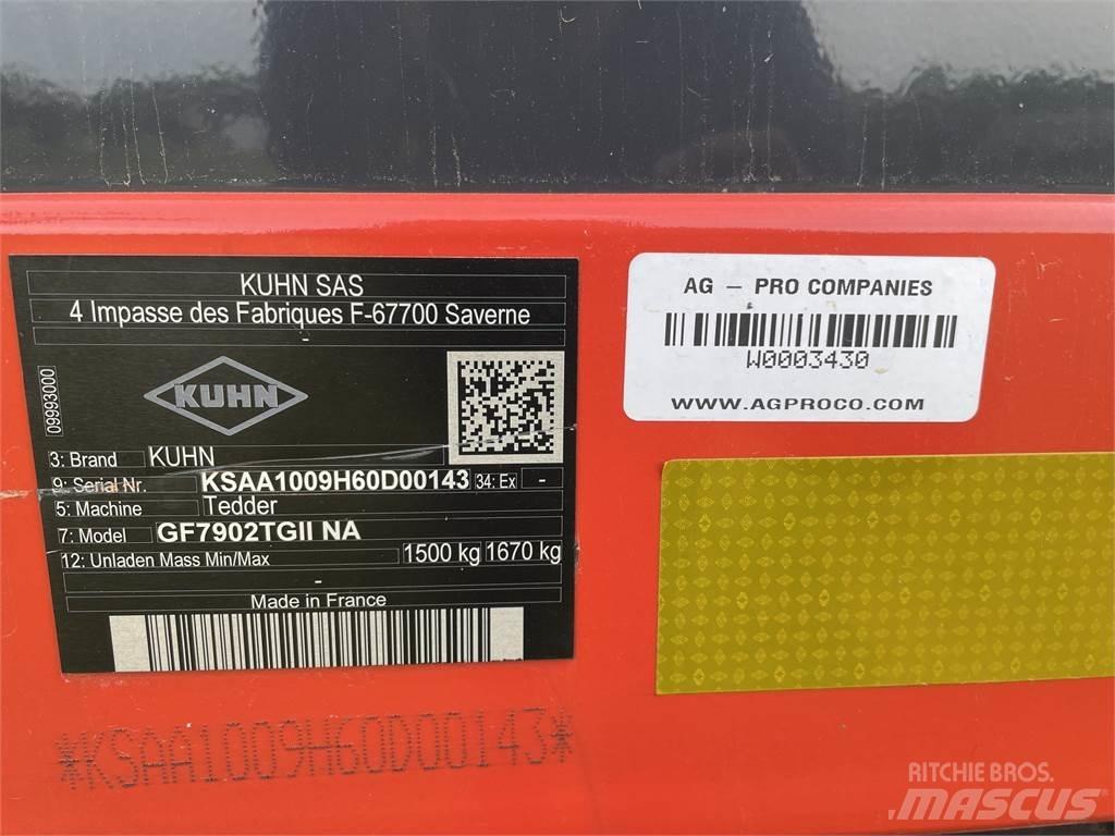 Kuhn GF7902 Šieno grėbliai ir vartytuvai