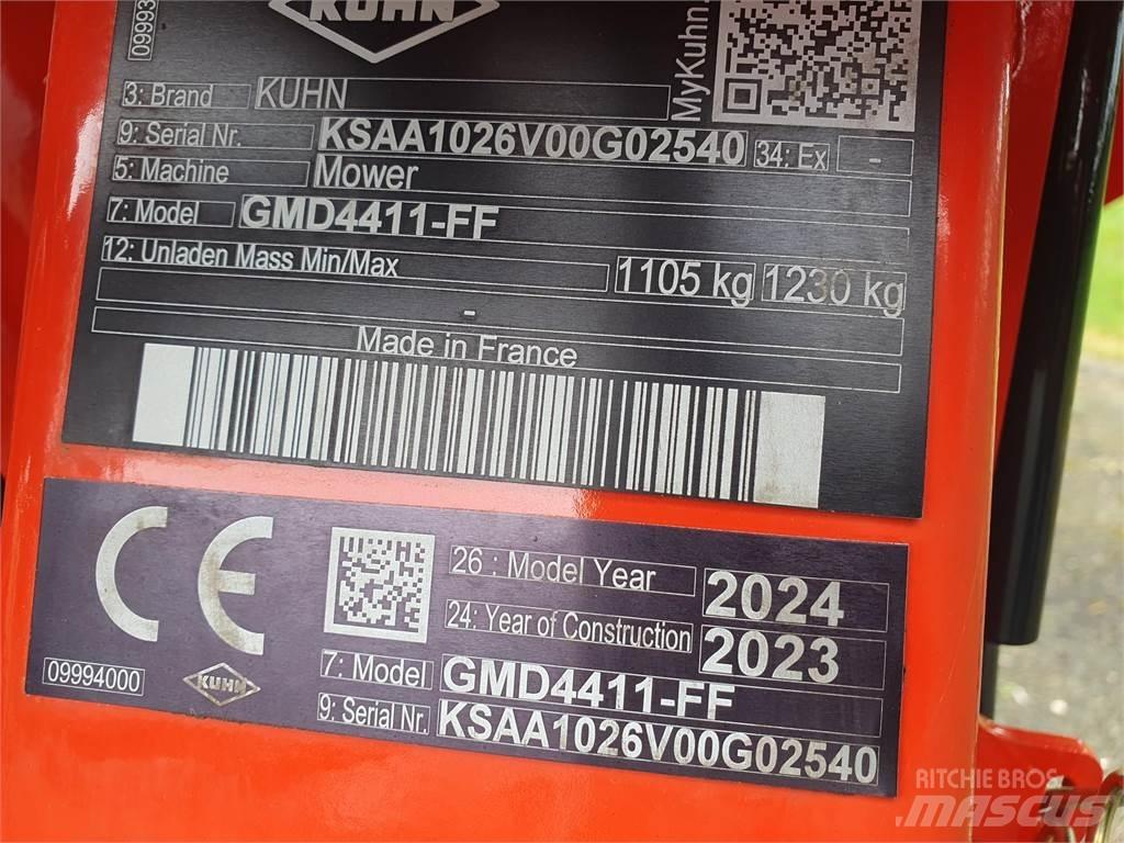 Kuhn GMD 4411 Formuojančios žoliapjovės