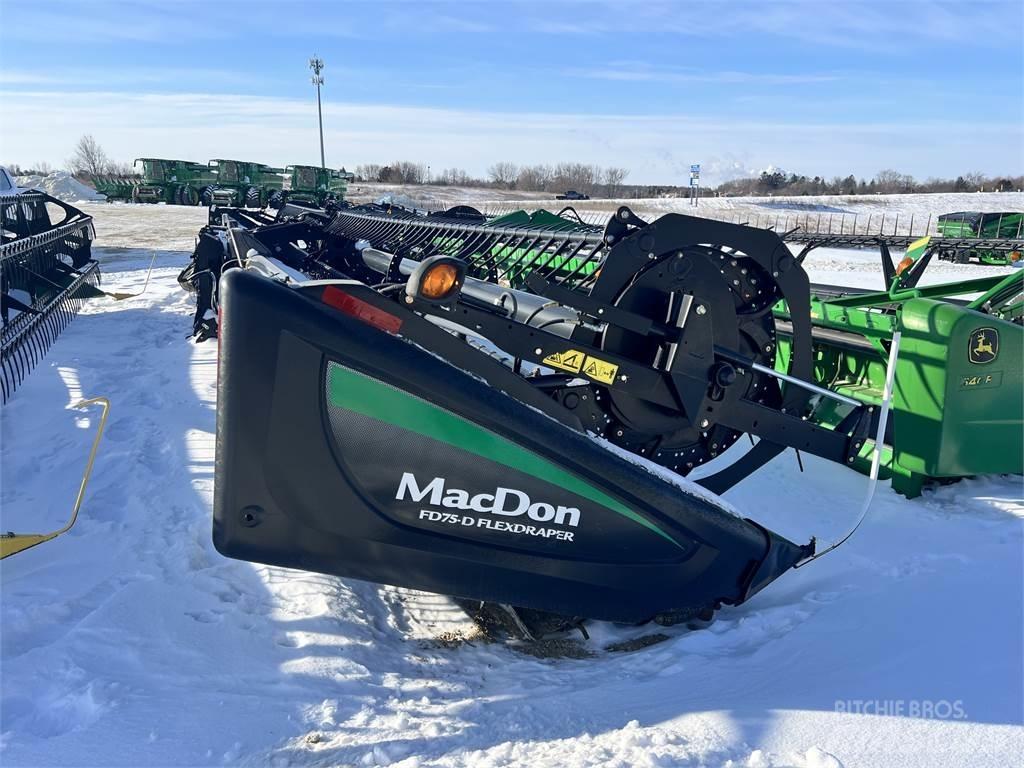 MacDon FD75 Derliaus nuėmimo kombainų priedai