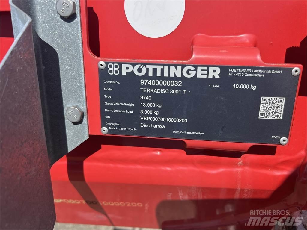 Pöttinger 8001t Diskinės akėčios