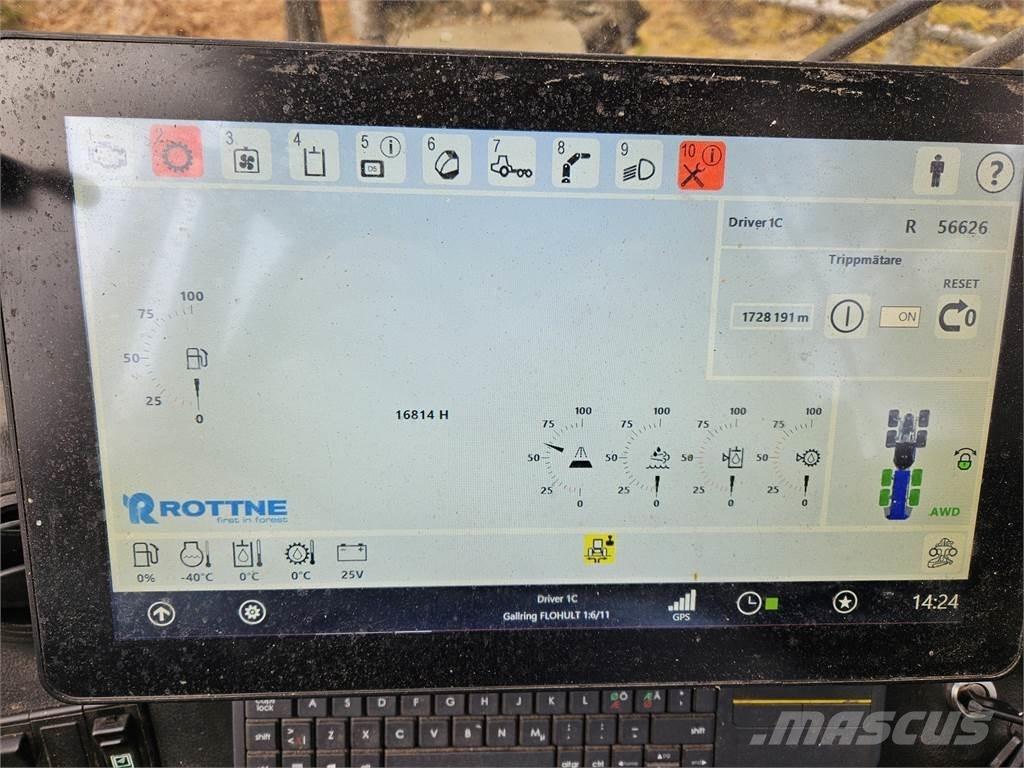 Rottne H11D Miško technika (Harvesteriai)
