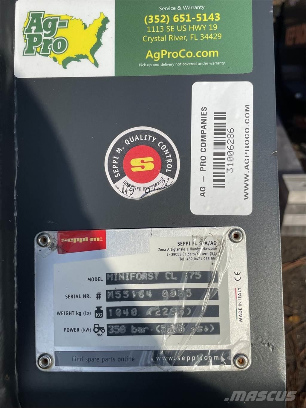 Seppi CL 175 Miško pjovimo technika