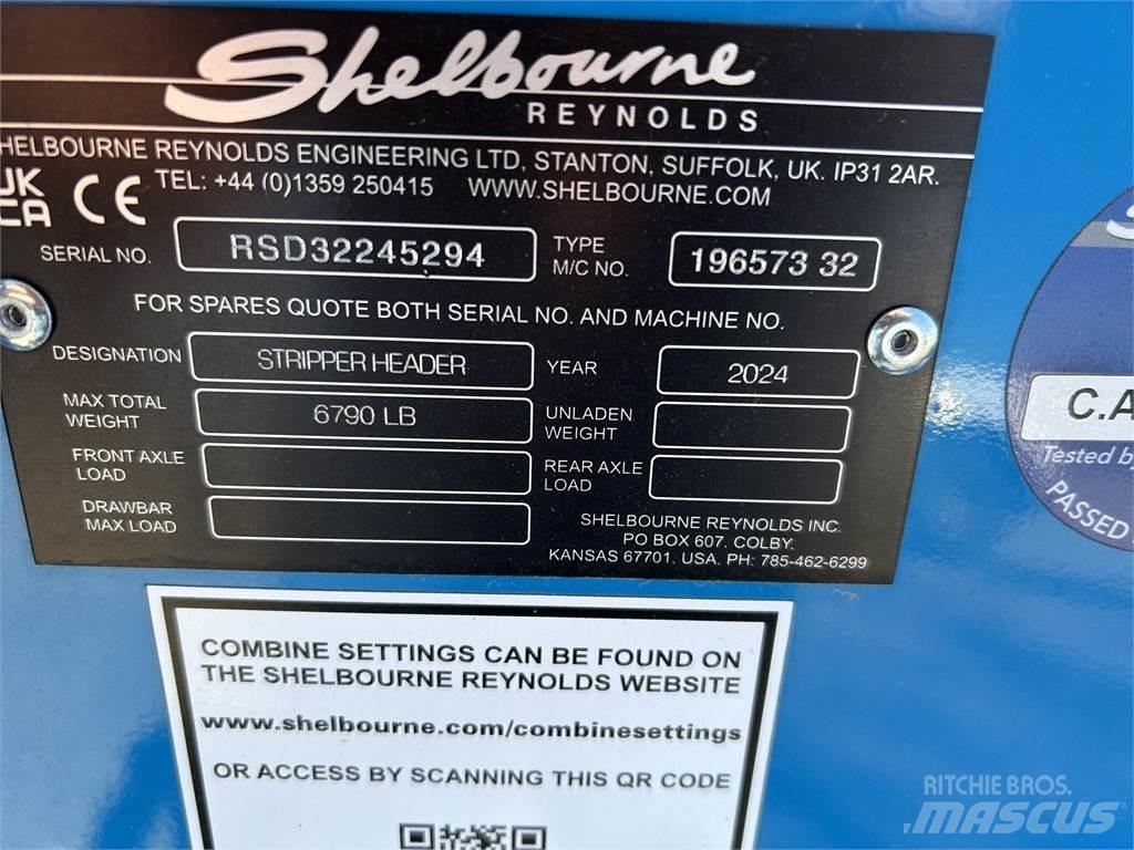Shelbourne R32 Derliaus nuėmimo kombainų priedai