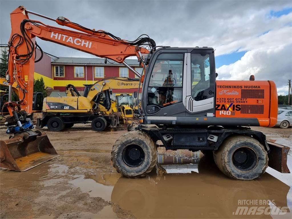 Hitachi ZX140W-3 Ratiniai ekskavatoriai