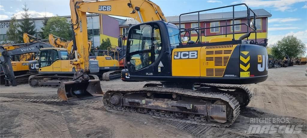 JCB JS220LC Plus + Vikšriniai ekskavatoriai
