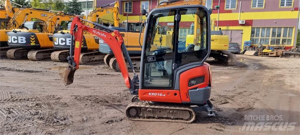 Kubota KX 016-4 Mini ekskavatoriai < 7 t
