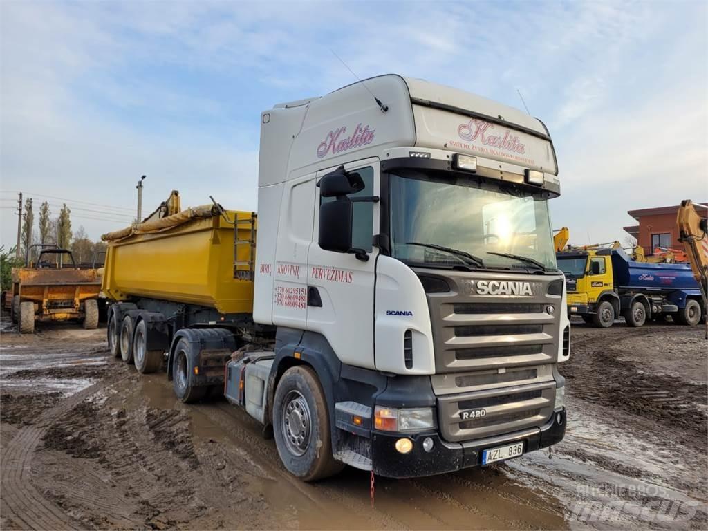 Scania R420 Naudoti vilkikai