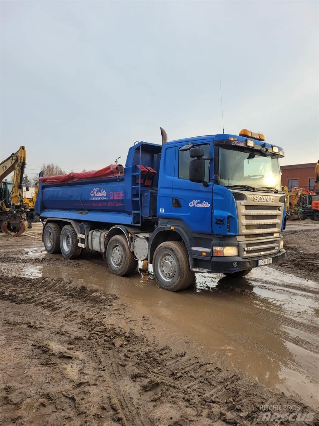 Scania R420 8x4 Savivarčiai