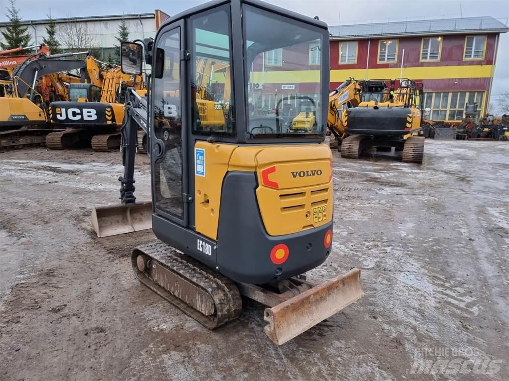 Volvo EC18D Mini ekskavatoriai < 7 t