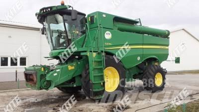John Deere S670 Derliaus nuėmimo kombainai