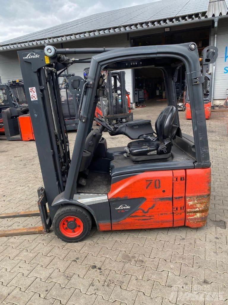 Linde E 16-02 Elektriniai šakiniai krautuvai
