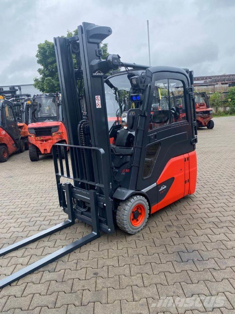 Linde E 16-02 Elektriniai šakiniai krautuvai