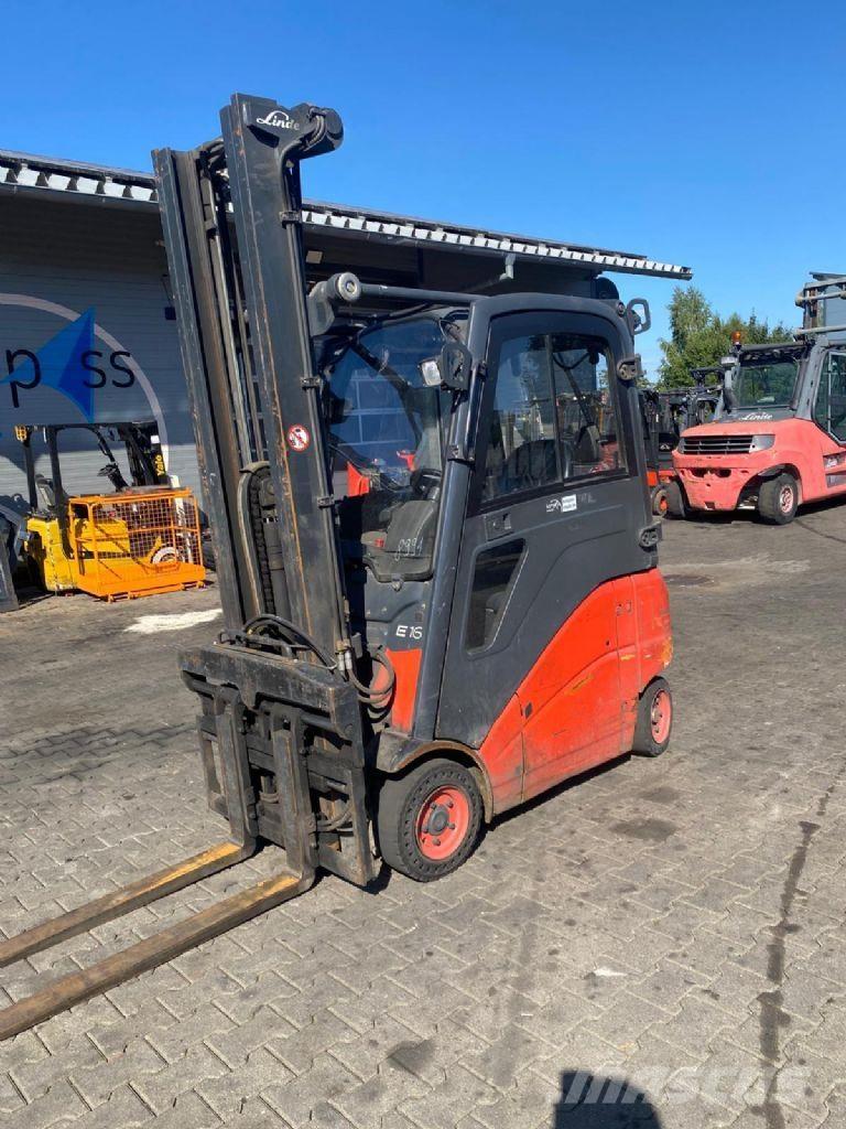 Linde E 16 PH-01 Elektriniai šakiniai krautuvai