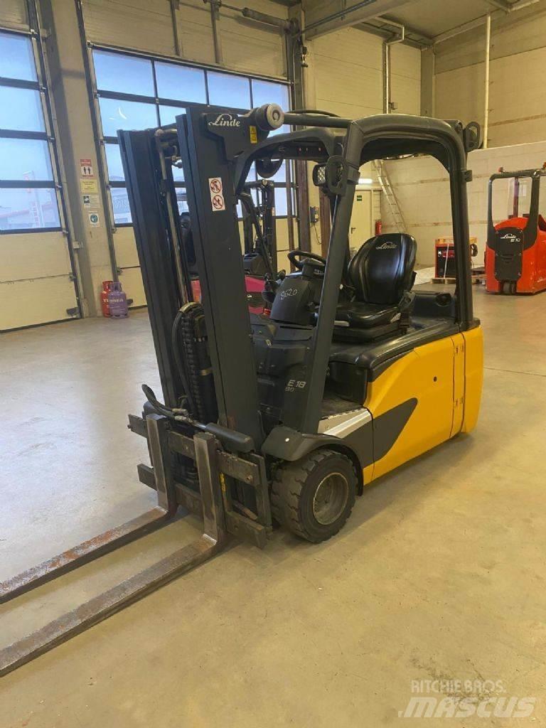 Linde E 18 L-02 Elektriniai šakiniai krautuvai