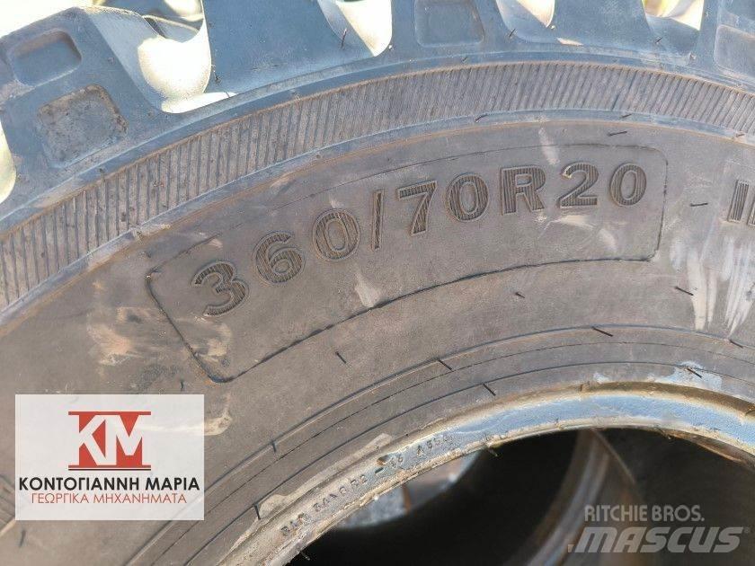 Alliance 360/70R20 Padangos, ratai ir ratlankiai